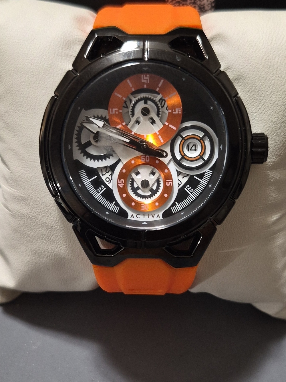 Ativa S1 Rally Orange and Black Men’s Sport Watch